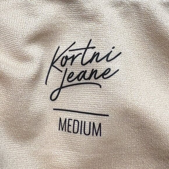 NWT KORTNI JEANE Women 2 Piece Swimsuit Bikini Scoop Back Sz M Multicolor 28-5 - Picture 13 of 16